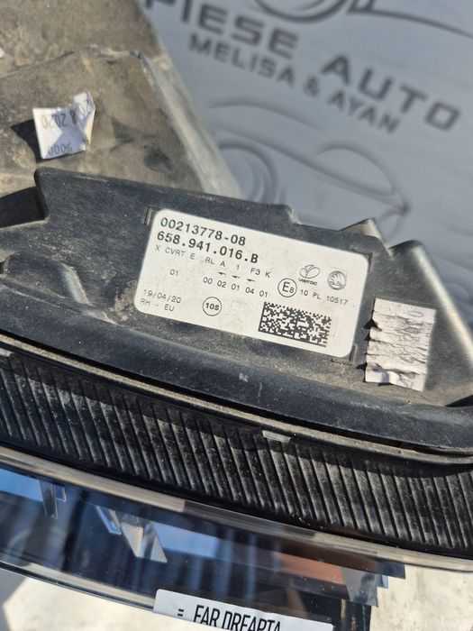 Far dreapta SKoda Kamiq Full LED 658941016B an 2019-2020-2021-2022-202