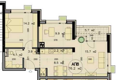 Продава се Двустаен апартамент в София, Горна баня - 85 кв.м за 1081 €/кв.м - Снимка #2