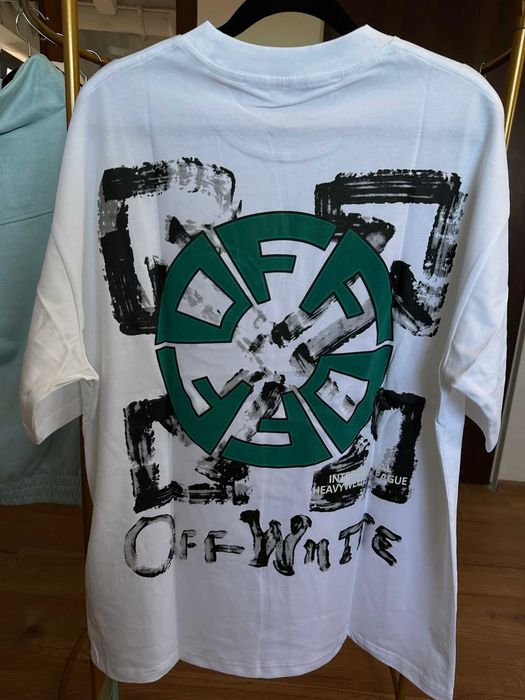 Tricou Off-White alb marimea M nou cu eticheta