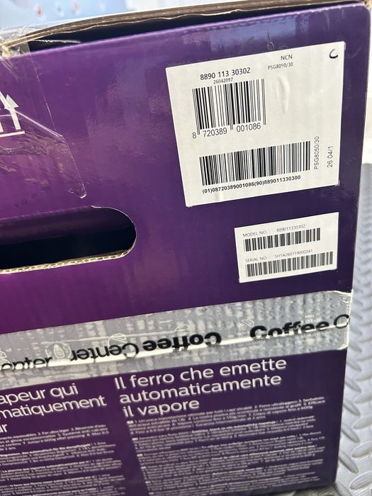 Vand statie de calcat noua Philips seria 8000 PSG8050/30