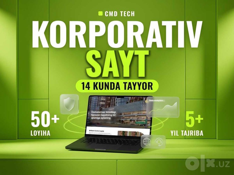 Sayt yaratish | Сайт яратиш | Создание сайтов — korporativ sayt