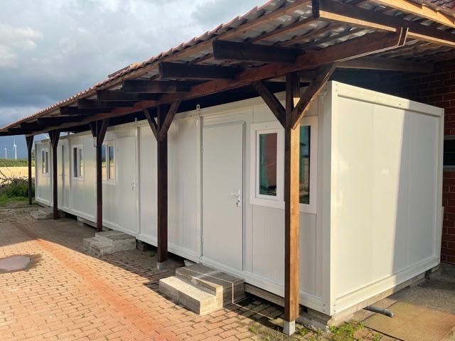 Двоен контейнер за живеене офис магазин склад гаражи вила