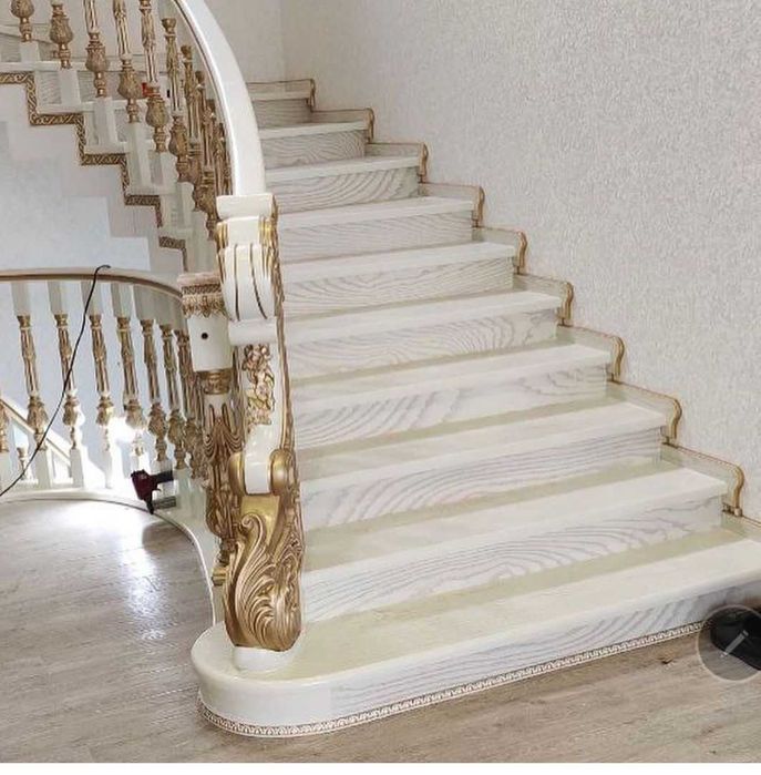 Zina зина деревянные лестницы Обшивка лесница обшивать мдф  mdf shpon