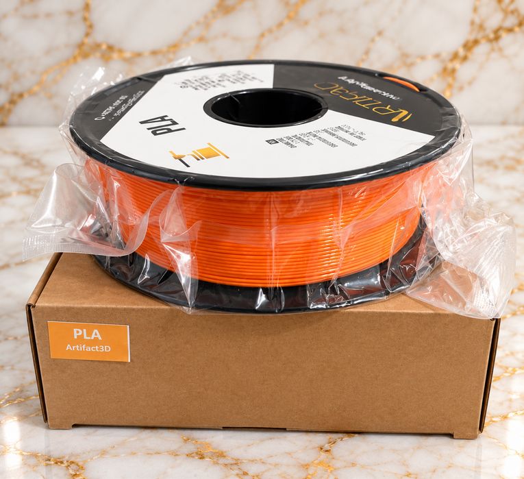 Artifact3D PLA portocaliu 1 kg – filament imprimantă 3D