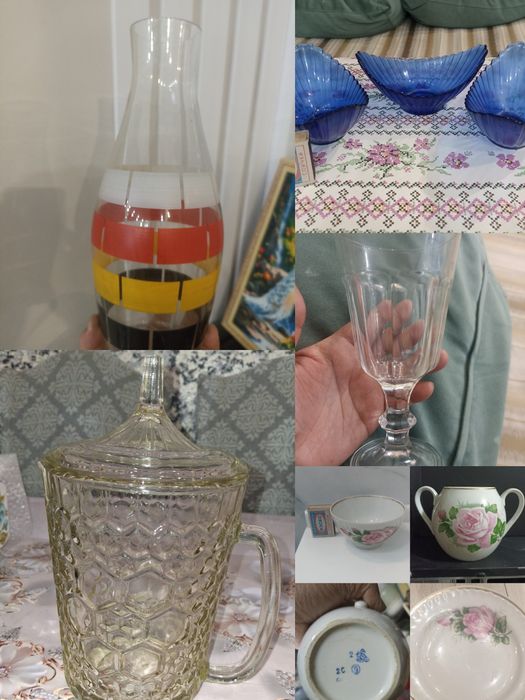 Графин, Запонки,Ваза, юг