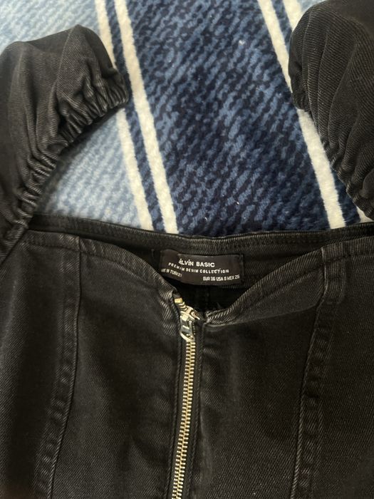 Джинсовое платье