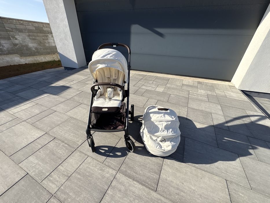 Set Carucior si Landou Cybex Balios S Lux Seashell Beige