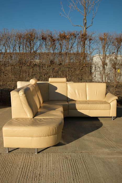 Colțar din piele ~ Crem cald