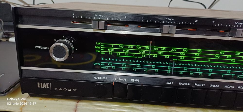 Amplituner vintage Elac 3402