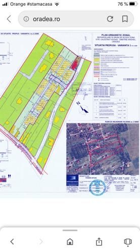 Teren de vanzare cu puz aprobat