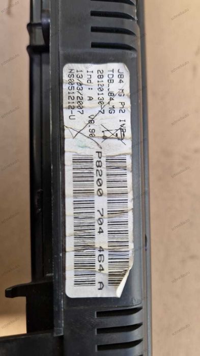 Ceas bord Renault Scenic 2 cod 28120130-7