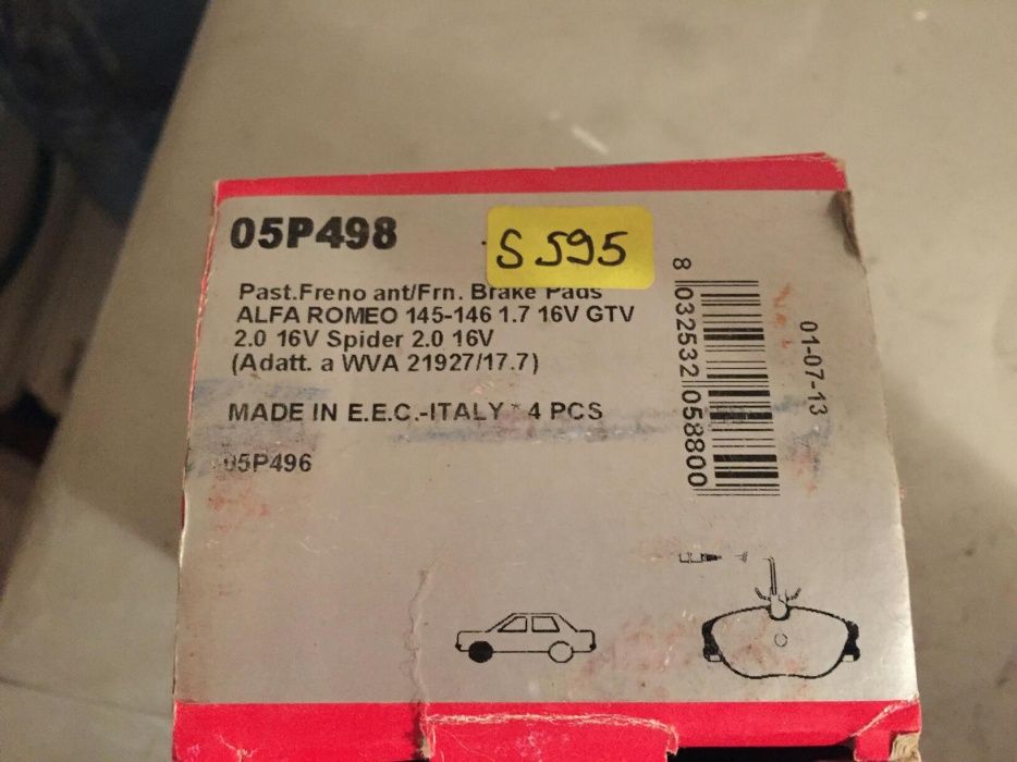 Накладки за Фиат, Алфа Ромео