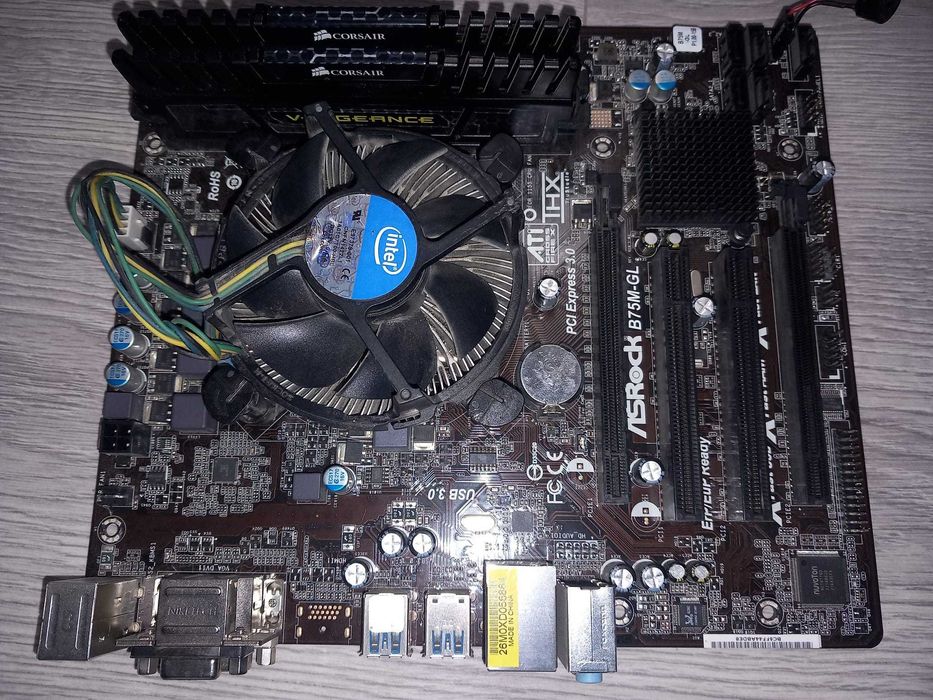 Kit Performant, MB LGA 1155 Asrock B75M-GL/i5  3470 3,2GHz/8Gb ddr3