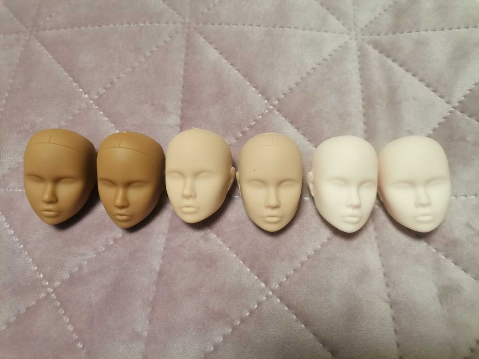 Комплект 6 броя DIY глави молд Poppy Parker / Integrity Toys