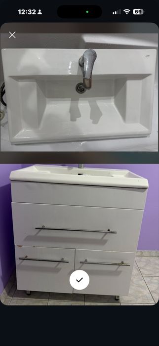 Раковина со шкафом