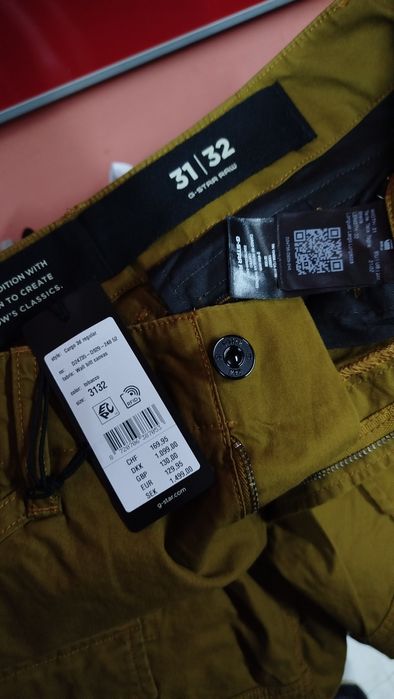 Оригинален панталон G-Star Raw Cargo W31 W38 W40 нов мъжки спортен