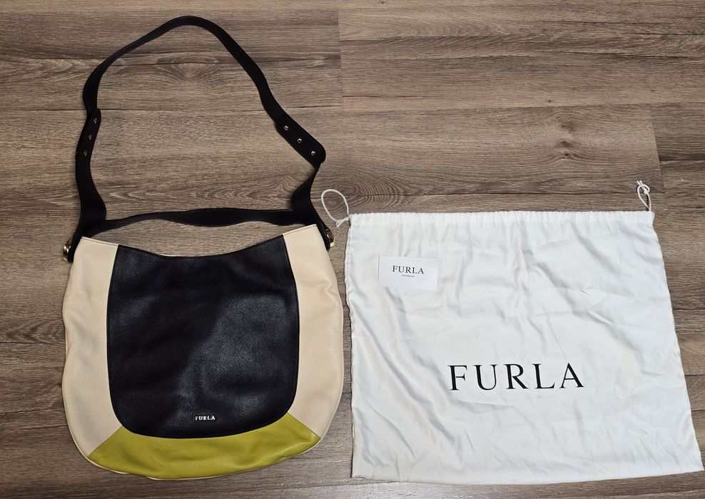 Furla Luna оригинална голяма дамска чанта