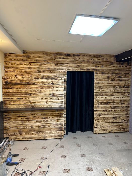 Постройка и обшивка бани!