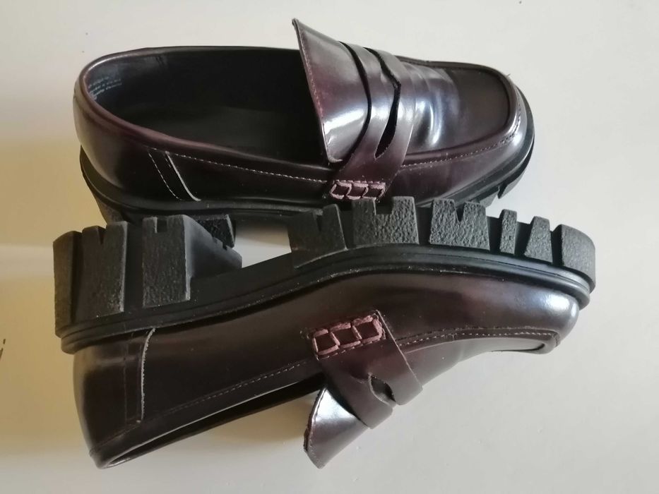 Дамски обувки Marco Tozzi бордо – размер 36, перфектно състояние