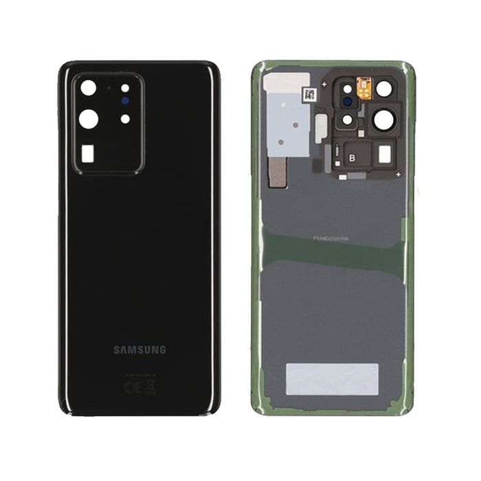 Capac spate sticla spate Samsung S20 Ultra 5G G988 Cosmic Black Negru