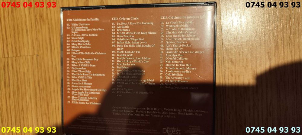 muzica cantece Voci de aur celebreaza craciunul 3CD originale