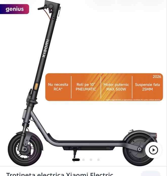Trotineta electrica Xiaomi Electric Scooter 6 Lite, putere motor 300W,