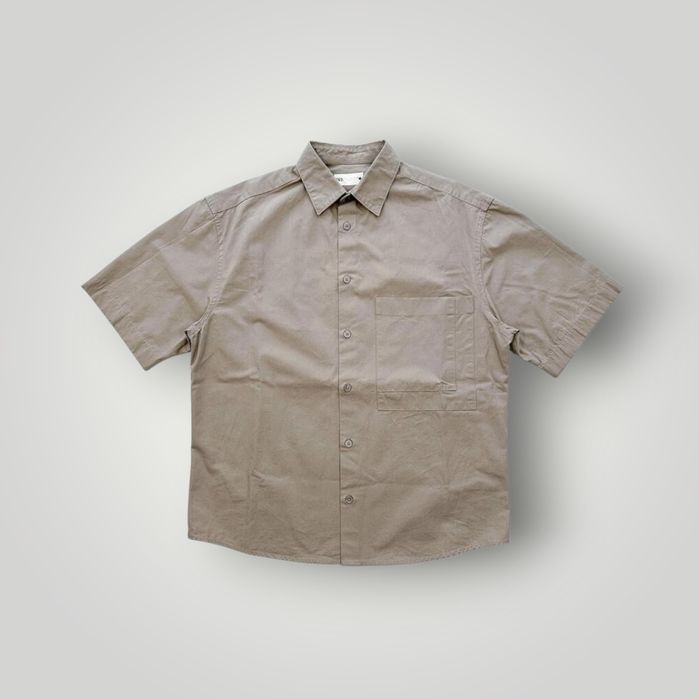 ZARA Oversized Fit Риза с Къс Ръкав