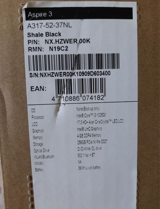 Продам ноутбук Aser