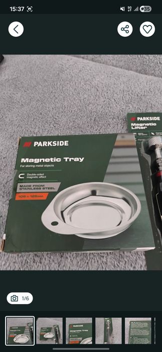 Vas magnetic+dispozitiv de ridicare cu magnet. Noi