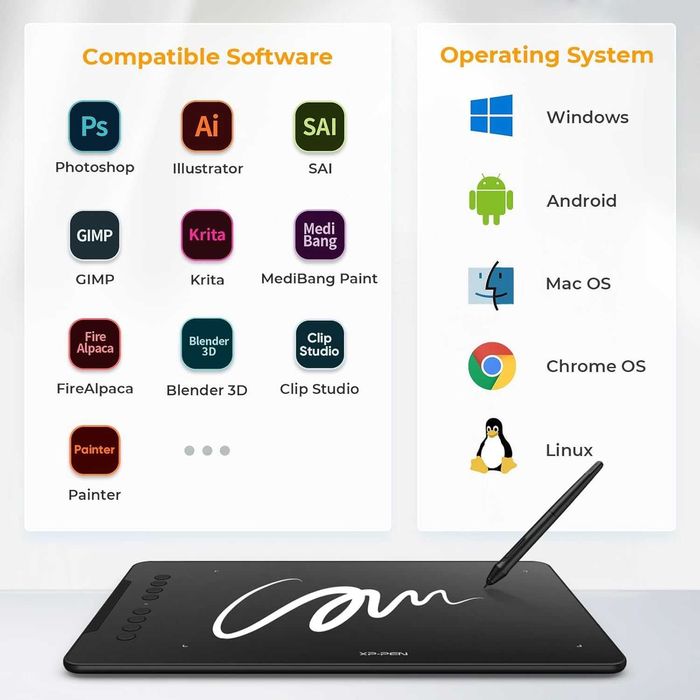 Tableta grafica XP-PEN Deco 01v3