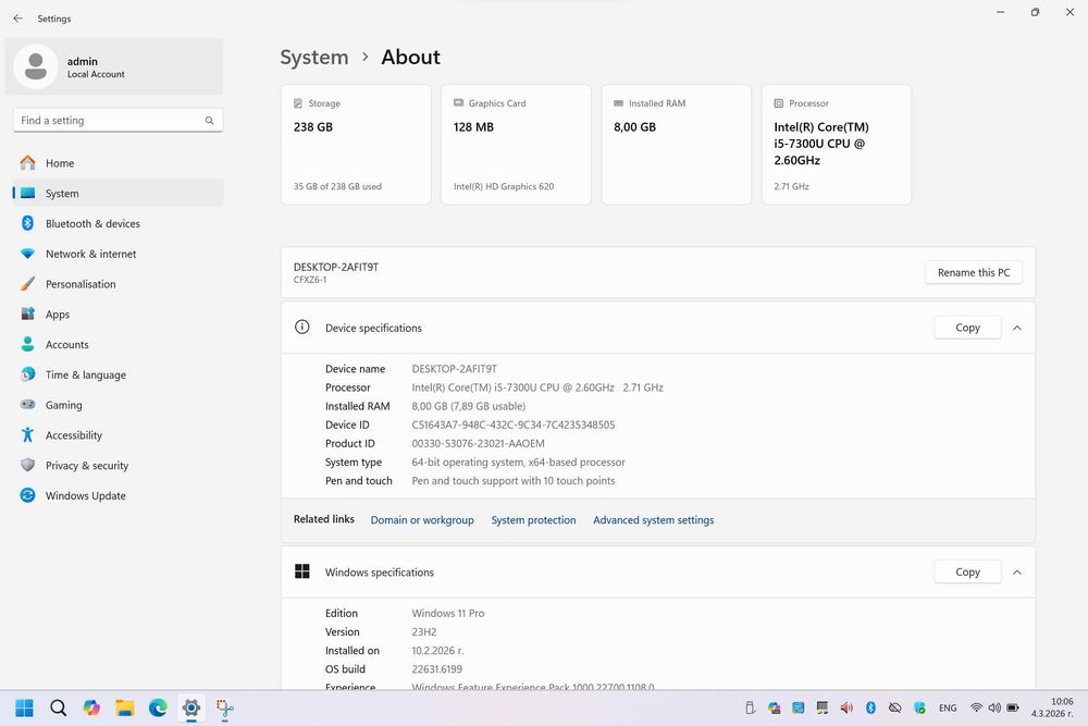 Panasonic Toughbook CF-XZ6