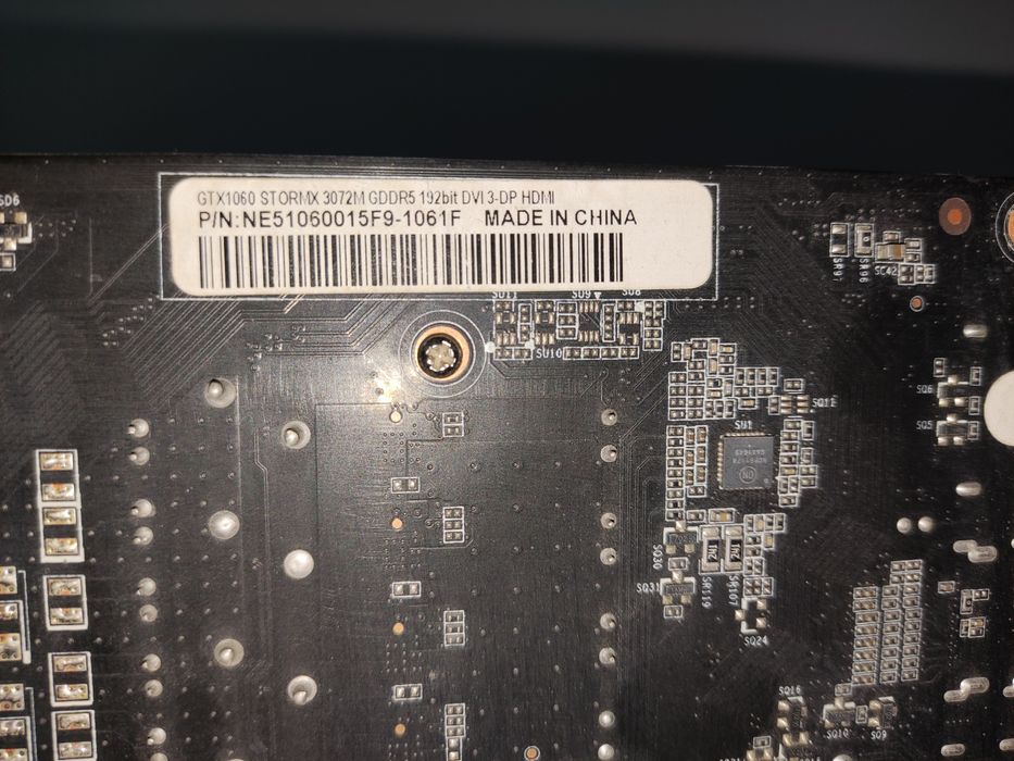 Видеокарта GTX 1060 3GB