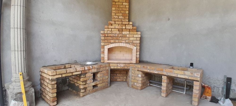 Letniy kuxniya,barbekyu,qozon o'chog'i