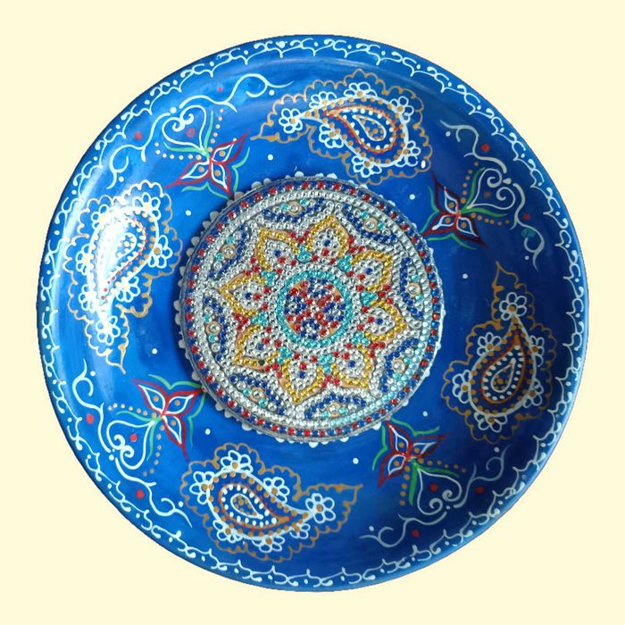 Подарочная тарелка ручная роспись