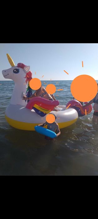 Saltea gonflabila unicorn