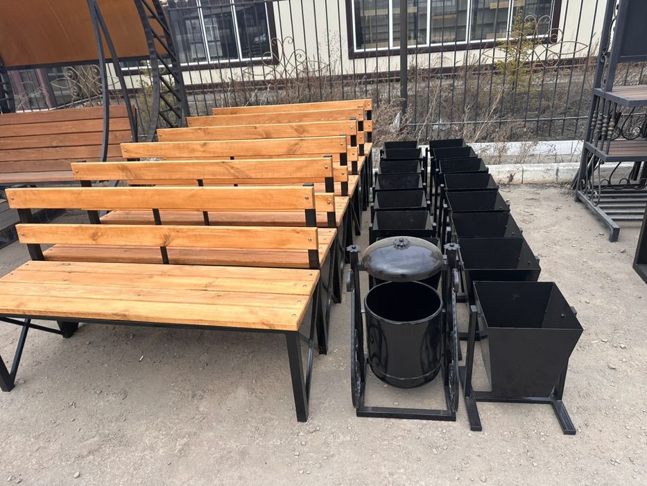 лавочка урна.