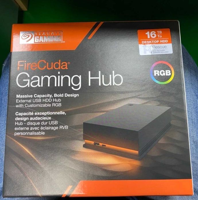 HDD Extern Seagate Firecuda Gaming HUB 8TB 16TB, 3.5" NOU SIGILAT