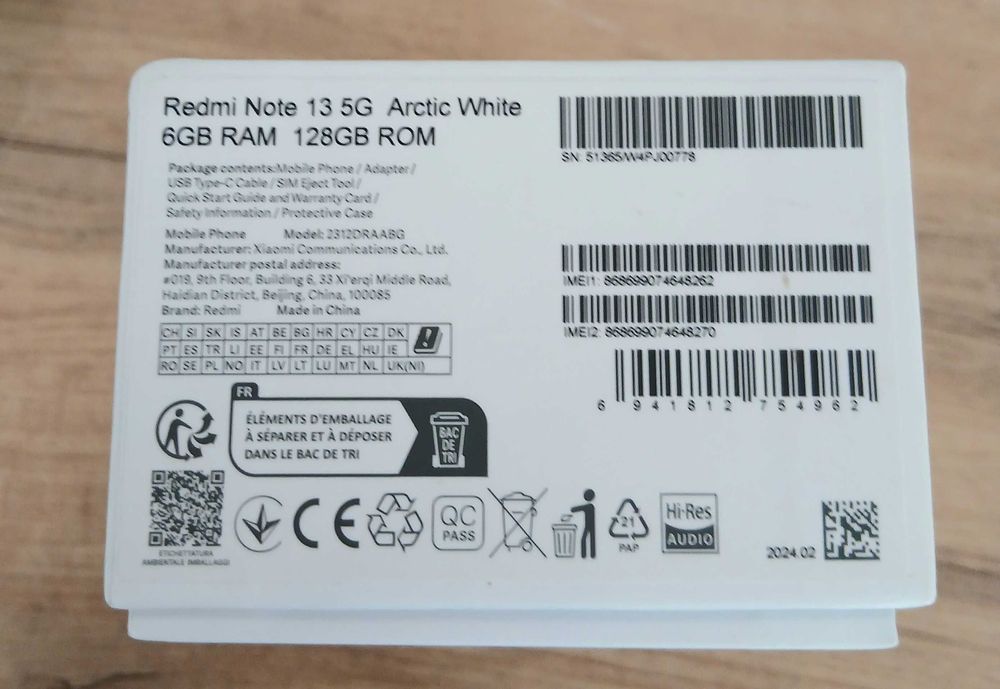 REDMI Note 13 в Гаранция