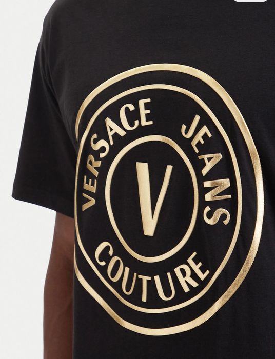 Tricou Versace Jeans Couture, Bumbac 100%, calitate Premium