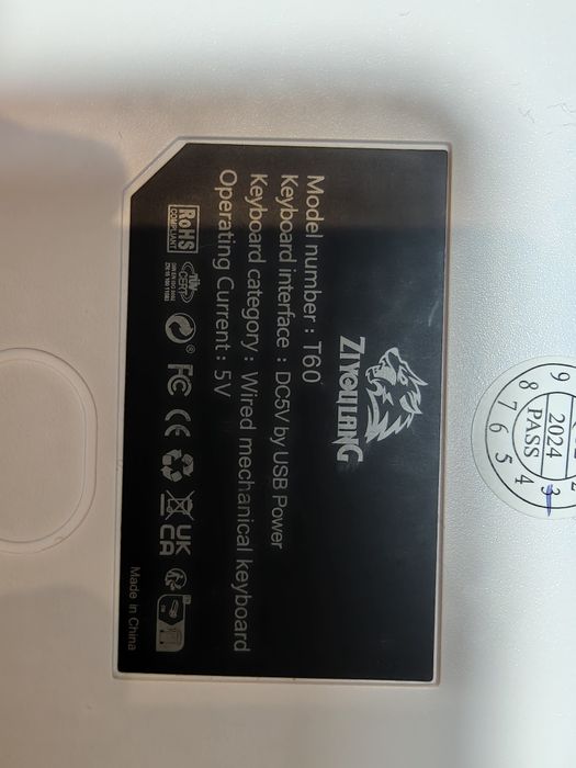 Ziyoulang T60 — игровая механическая клавиатура