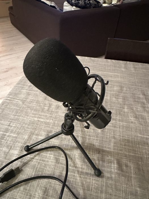 ичен микрофон със стойка.