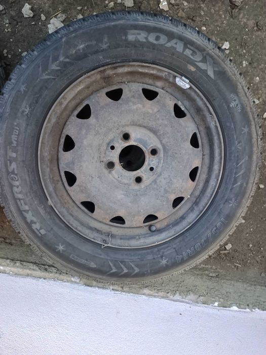 Jante + anvelope 165 / 70 R14 - Fiat Punto 2