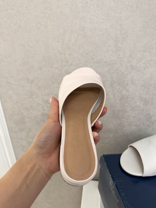 Мюли кожанные