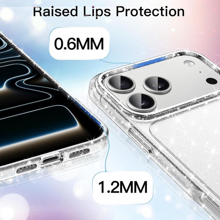 Блестящ кейс glitter case за apple iphone 17 pro