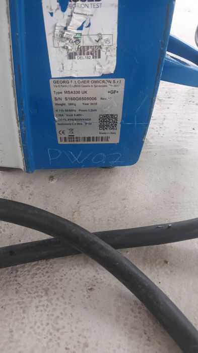 Aparat de sudura prin electrofuziune G F