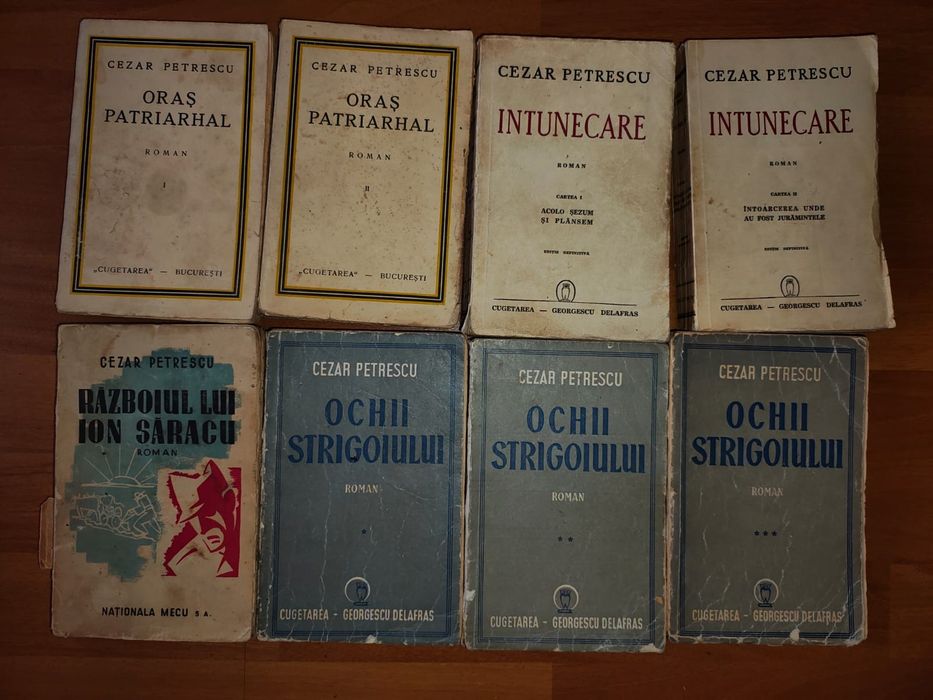Cărți de Jules Verne și Cezar Petrescu