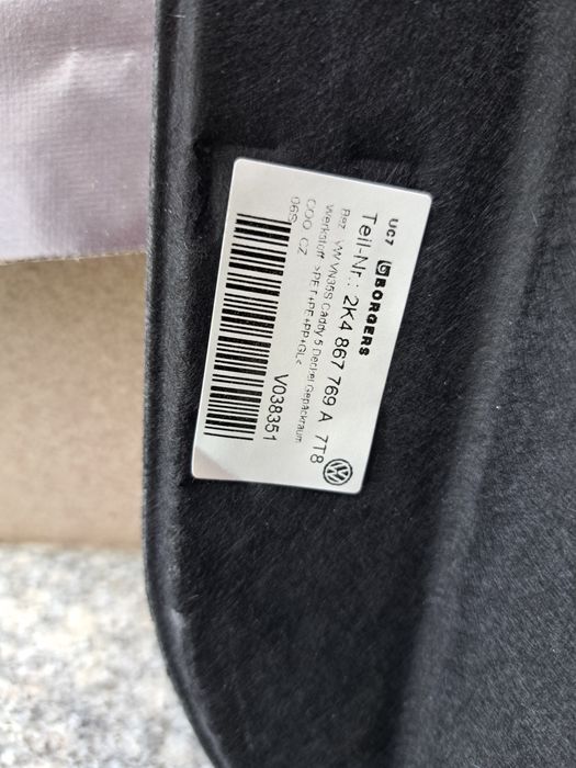 Poliță - Rulou Caddy 5 Fab 2021-2023