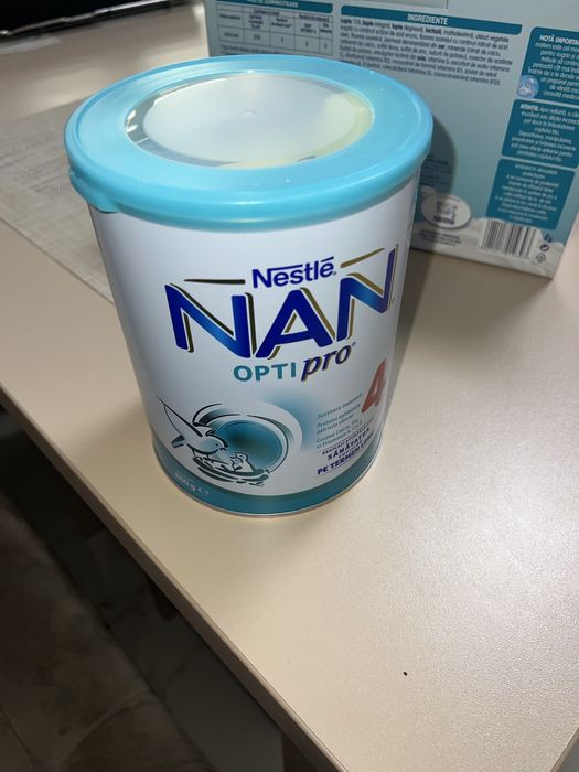 Cutie lapte NAN opti pro, numarul 4, 800g