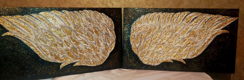 Картина диптих Крылья