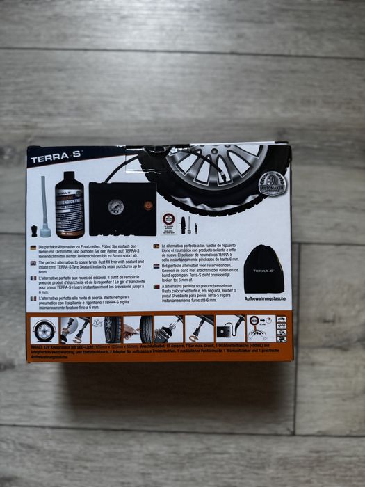 Compresor auto + kit pana